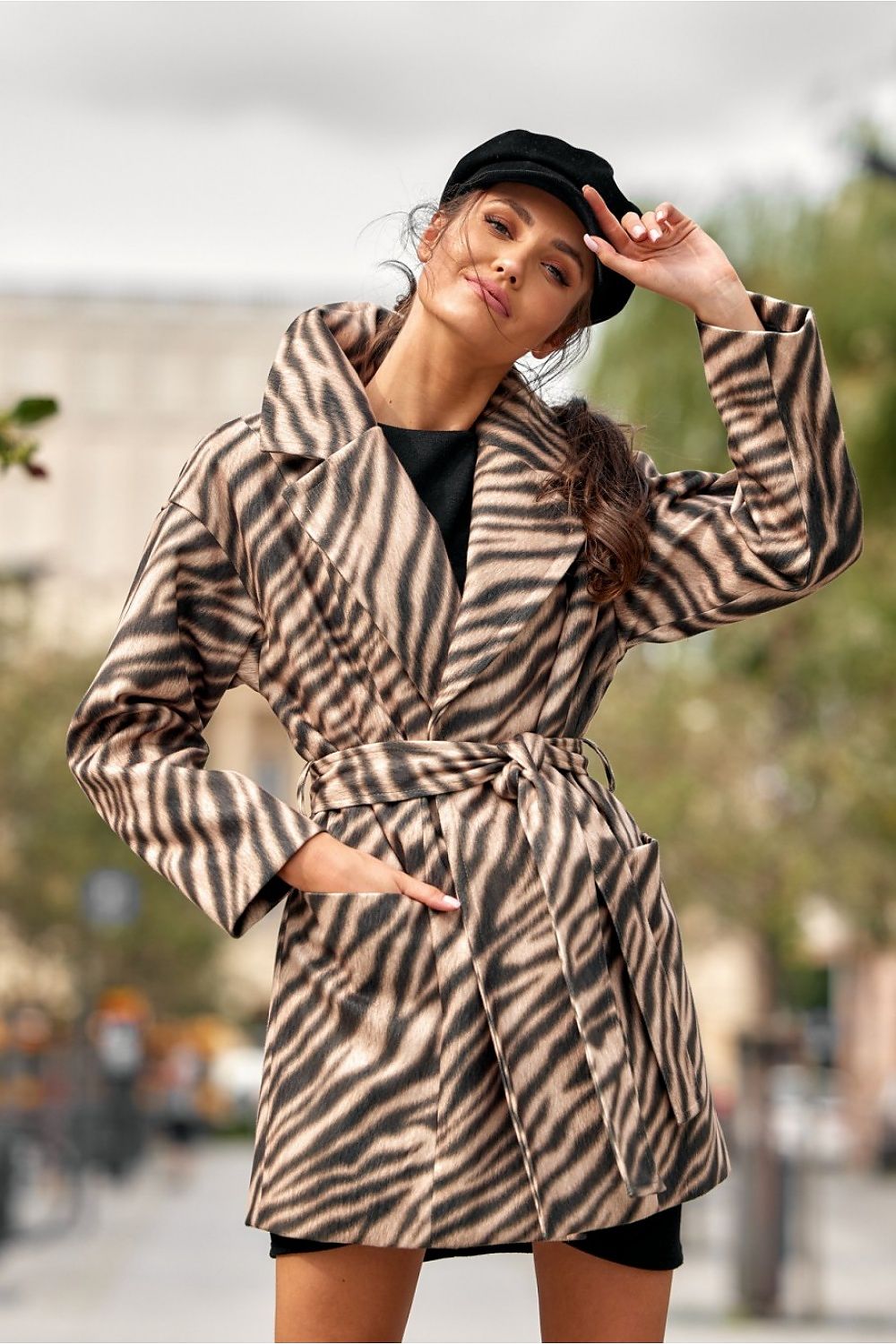 Coat Zebra brown